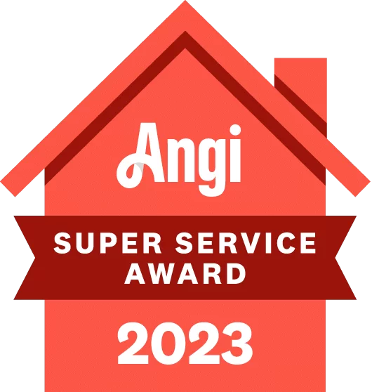 Angi Super Service Award 2023 badge