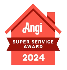 Angi Super Service Award 2024 badge