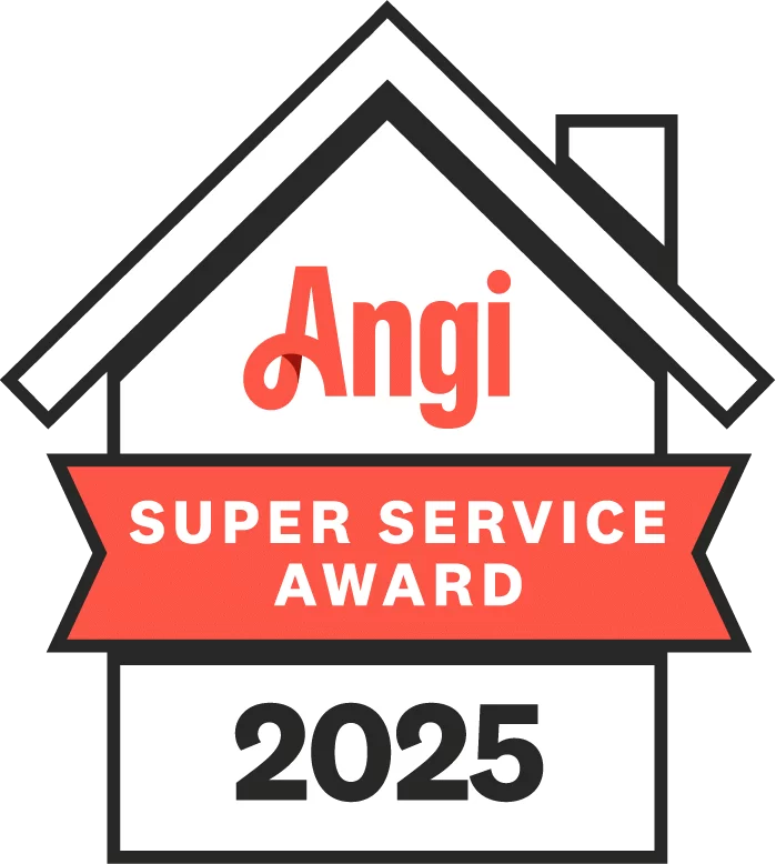 Angi Super Service Award 2025 badge