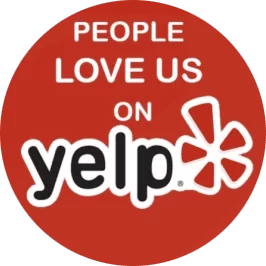 People love us on Yelp badge